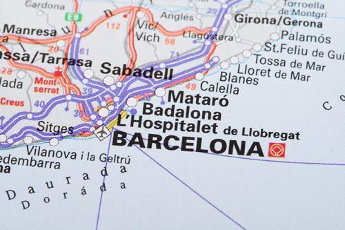 map barcelona